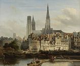 Der Pariser-Kai in Rouen, Johannes Bosboom von Rebel Ontwerp Miniaturansicht