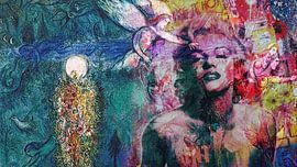 Chagall meets someone by Moonheart Artworks