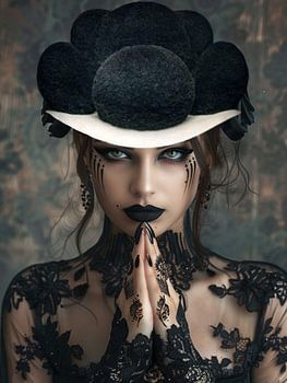 Geheimnisvolle Eleganz: Casandra, die Gothic-Schönheit des Schwarzwaldes