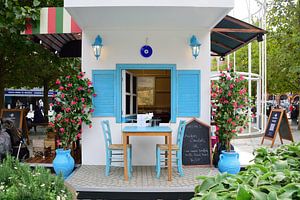 Kleines griechisches Popup-Restaurant