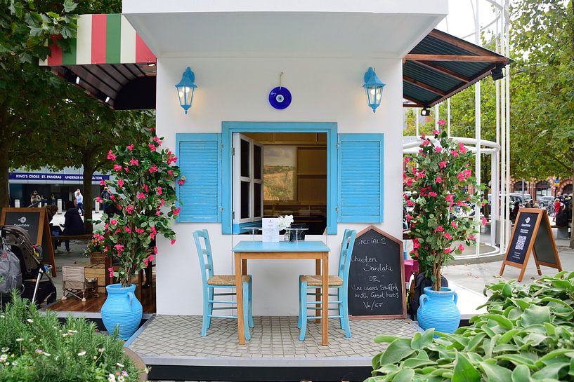 Kleines griechisches Popup-Restaurant von Frank's Awesome Travels