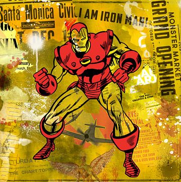 Iron Man van Rene Ladenius Digital Art