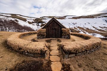IJslands huis uit de Vikingtijd van ViaMapia