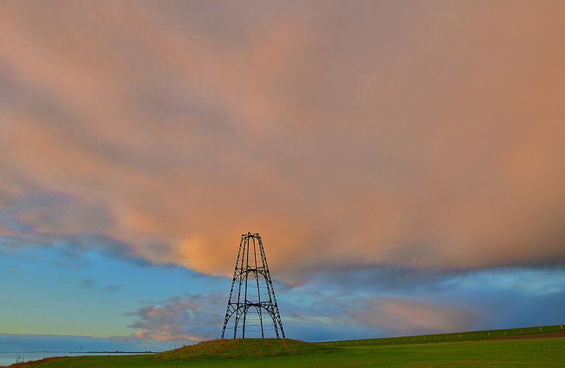 Eiserner Kap (Oosterend, Texel) im Morgenlicht von Wim van der Geest