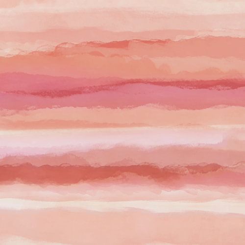 Strips 8 | Koraal & Roze Minimal Pastel Abstract