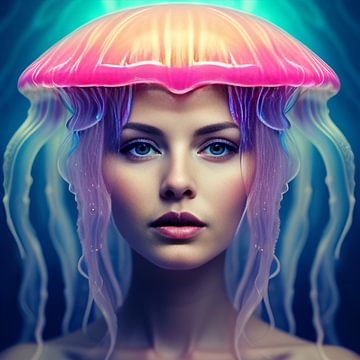Jellyfish Queen of the Deeps by The Art Kroep