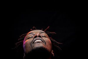 Portrait d'une chanteuse africaine
