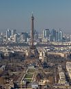 Eiffel tower watching over Paris von Michaelangelo Pix Miniaturansicht