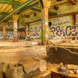 Verlassene Fabrikhalle von Maurice Hertog