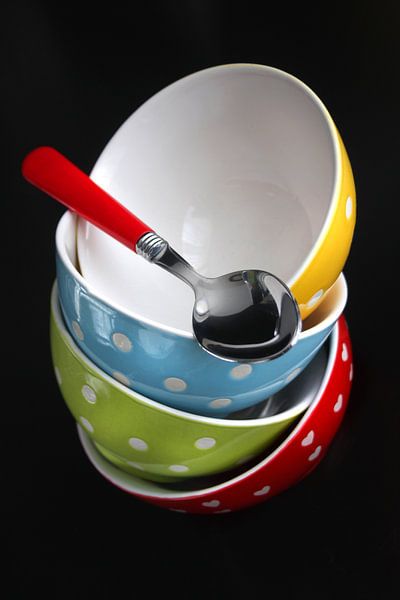 Bunte Schüsseln von Liz Collet