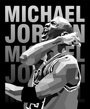 Michael Jordan WPAP van Awang WPAP Pop Art