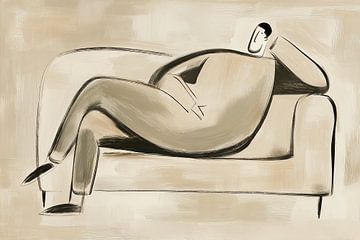 Bankaufhängung figurativ