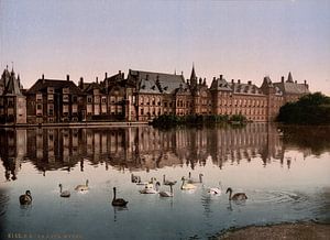 Hofvijver, Den Haag van Vintage Afbeeldingen