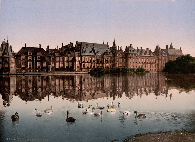 Hofvijver, Den Haag von Vintage Afbeeldingen