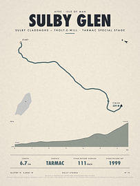 Sulby Glen rally stage map by Sidney van den Boogaard