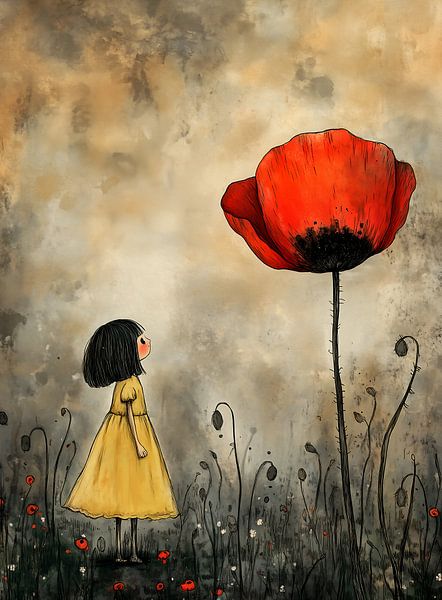 The Girl and the Poppy by annika persson