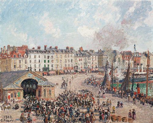 Fishmarket (1902) by Camille Pissarro.