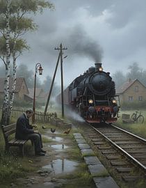 Sous un ciel nuageux sur Regan Frederick
