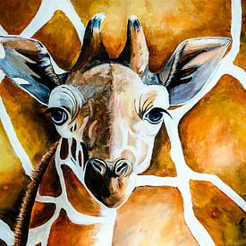 girafje van Angelique van den Berg