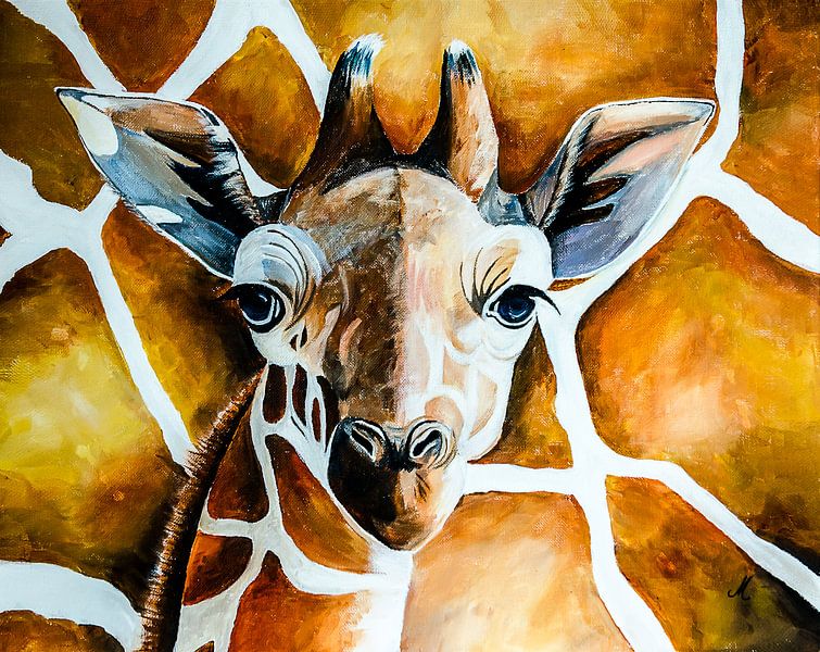 Giraffe von Angelique van den Berg