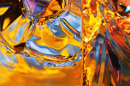 Frost Flowers In Orange