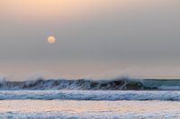 Sunset over the sea