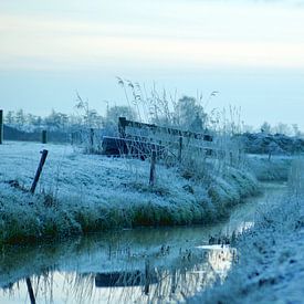 Un paysage d'hiver véritablement hollandais sur Lisanne Rodenburg