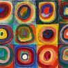 Quadrate mit konzentrischen Ringen, Wassily Kandinsky