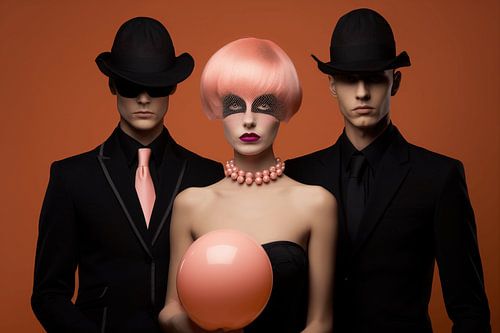 Elegant carnival from the future