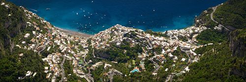 Positano van bovenaf