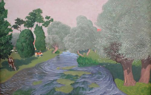 Félix Vallotton - Landscape, Arcques-la-Bataille