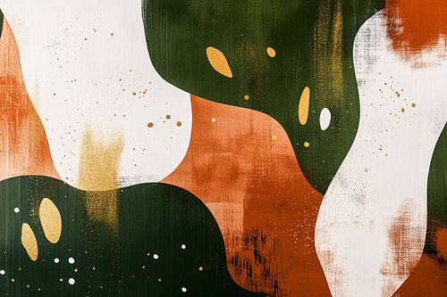 Abstracte vormen en kleuren harmonie