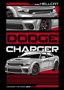 Dodge Charger SRT Hellcat Auto van Adam Khabibi