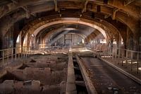 Abandoned ore bunkers from the former steel factory Terre Rouge (urbex)