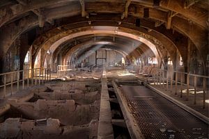 Abandoned ore bunkers from the former steel factory Terre Rouge (urbex)