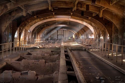 Verlassene Erzbunker aus der ehemaligen Stahlfabrik Terre Rouge (urbex) von Eus Driessen