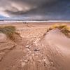Sturm am Strand von Domburg von Sander Poppe
