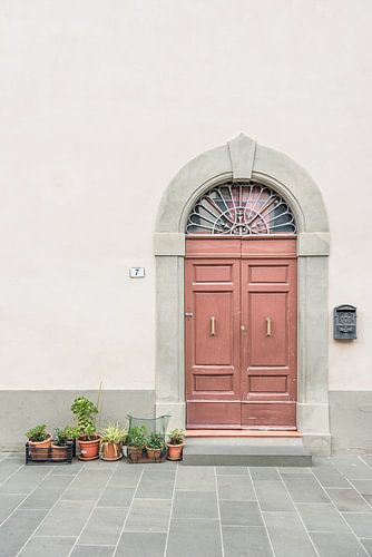 Straatbeeld in Lucca, Toscane, Italië