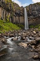 Chute d'eau de Svartisfoss en Islande