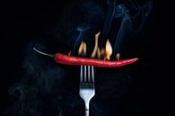 Red Hot Smoking Chili Pepper by Op 't Eijnde Fotografie thumbnail