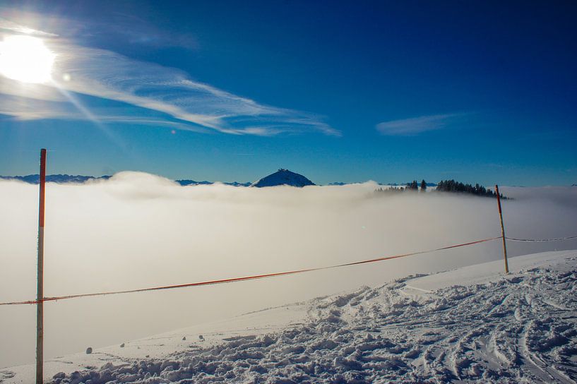 Wolkendeken in Oostenrijkse bergen par Remco de Zwijger