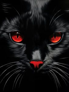 Schwarze Katze