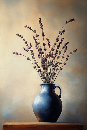 Zomerse Stilte in Blauw