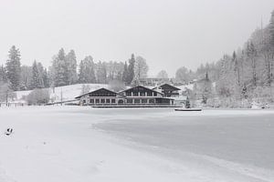 Tiefverschneit am See