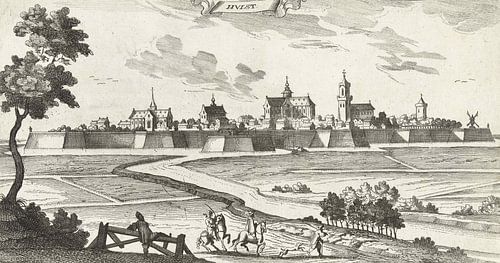 Gaspar Bouttats, Gezicht op Hulst, 1674