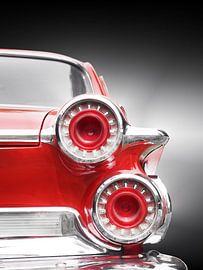 Amerikanischer Oldtimer 1962 Fahrzeugheck abstrakt von Beate Gube