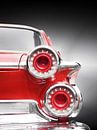 American classic car 1962 Vehicle rear abstract by Beate Gube thumbnail