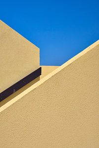 Sommerliche Architektur in Farbe