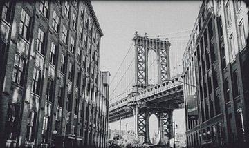 Manhattan Bridge DUMBO, New York City, Amérique sur Patrick Groß