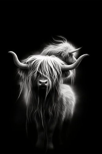Horns of the Scottish Highlander